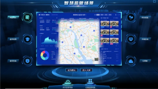 “天翼視聯(lián)明廚亮灶”一掃碼就能看到后廚的實時直播畫面