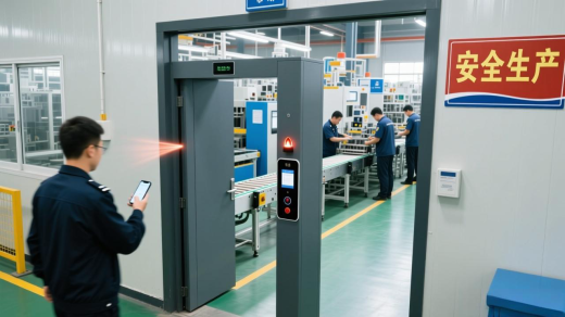 人臉識別+手機識別安檢門系統(tǒng)在工廠應(yīng)用