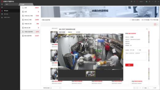 互联网+明灶亮灶+AI抓拍在校园食堂应用